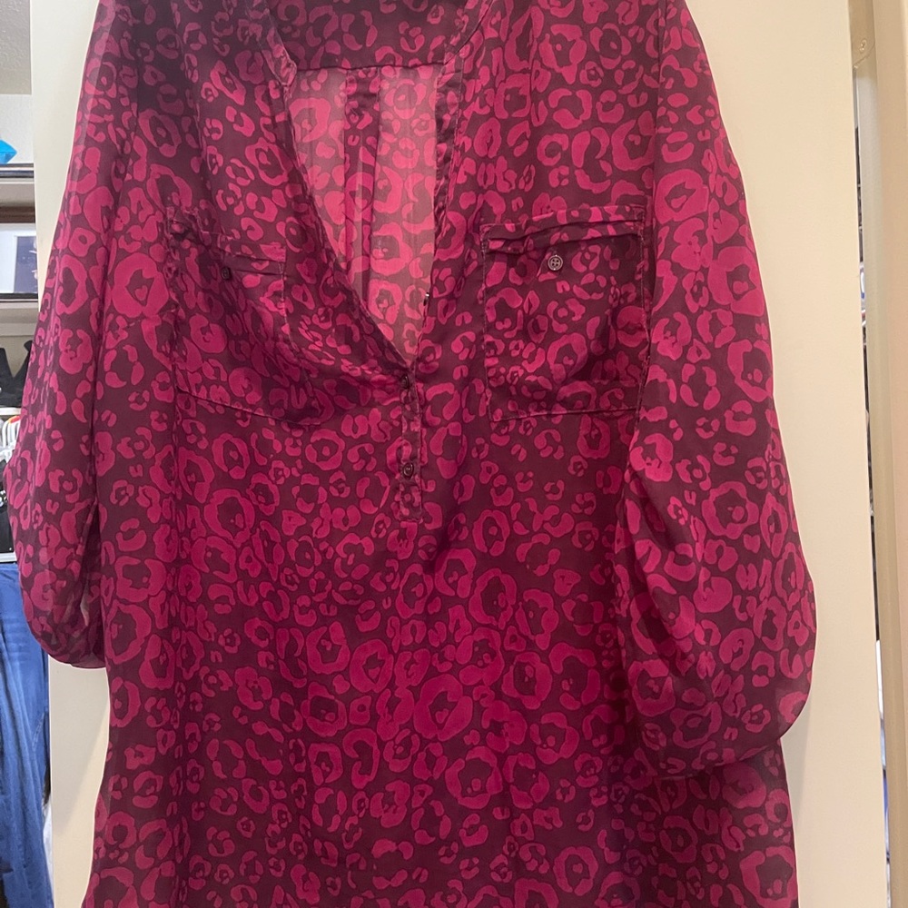 Barely work blouse